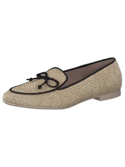 Paul Green Halbschuhe^Slipper in Beige/ Schwarz