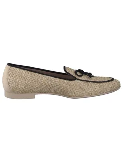 Paul Green Halbschuhe^Slipper in Beige/ Schwarz