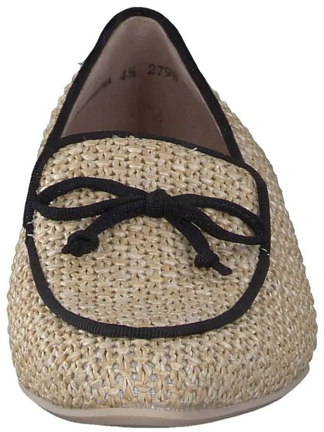 Paul Green Halbschuhe^Slipper in Beige/ Schwarz