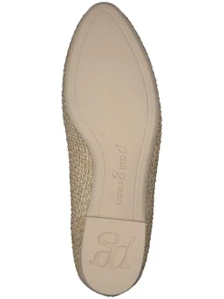 Paul Green Halbschuhe^Slipper in Beige/ Schwarz