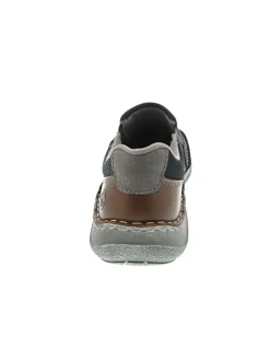 Slipper Blau>rieker
