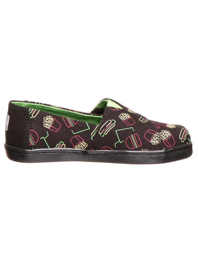TOMS Halbschuhe^Slipper "Classic" in Schwarz/ Pink/ Grün