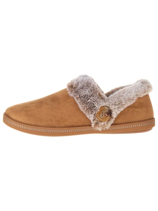 Skechers Halbschuhe^Slipper "Cozy Campfire" in Hellbraun