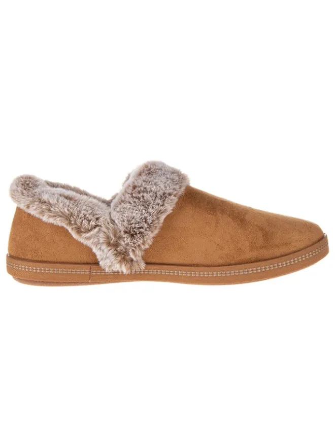 Skechers Halbschuhe^Slipper "Cozy Campfire" in Hellbraun