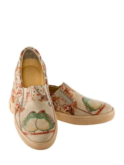 Streetfly Halbschuhe^Slipper in Beige/ Bunt