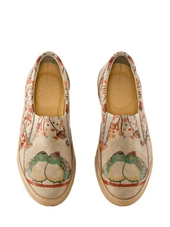Streetfly Halbschuhe^Slipper in Beige/ Bunt
