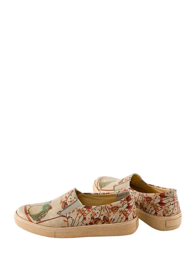 Streetfly Halbschuhe^Slipper in Beige/ Bunt