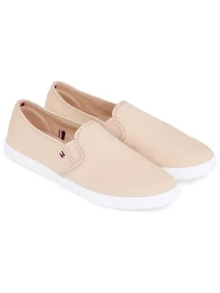 Tommy Hilfiger Shoes Halbschuhe^Slipper in Beige/ Weiß