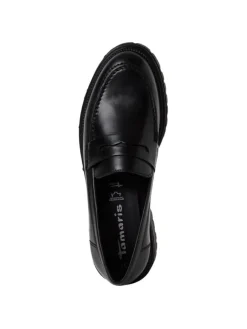 Tamaris Halbschuhe^Slipper in BLACK LEATHER