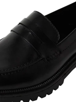 Tamaris Halbschuhe^Slipper in BLACK LEATHER