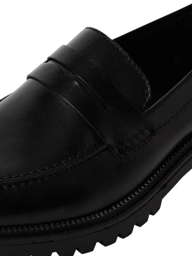 Tamaris Halbschuhe^Slipper in BLACK LEATHER
