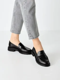 Tamaris Halbschuhe^Slipper in BLACK LEATHER