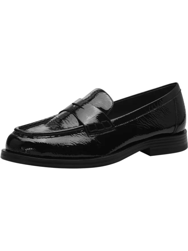 Tamaris Halbschuhe^Slipper in BLACK PAT.