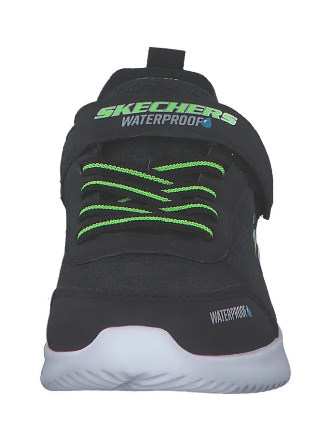 Slipper in BLACK/LIME>Skechers Hot