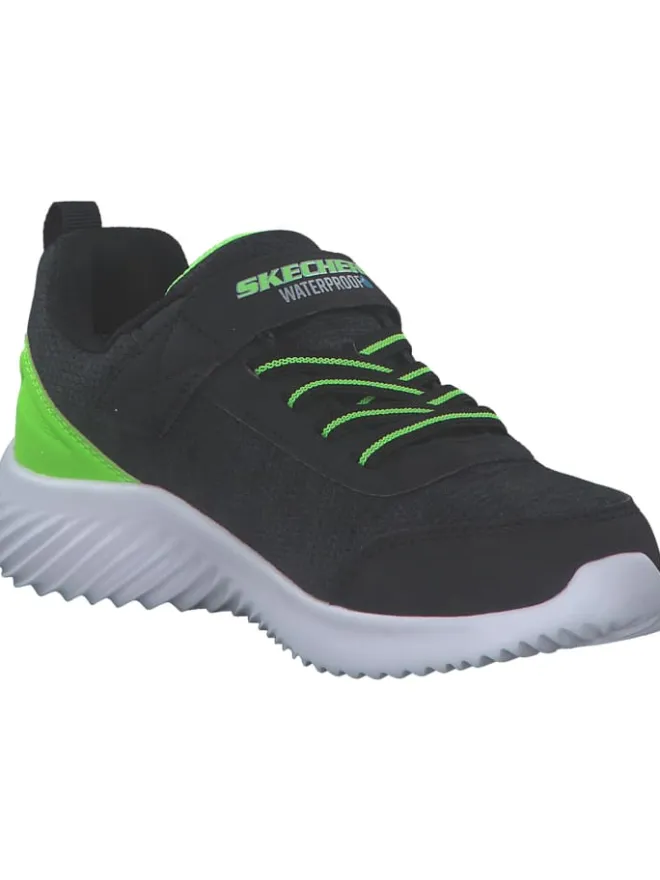 Slipper in BLACK/LIME>Skechers Hot