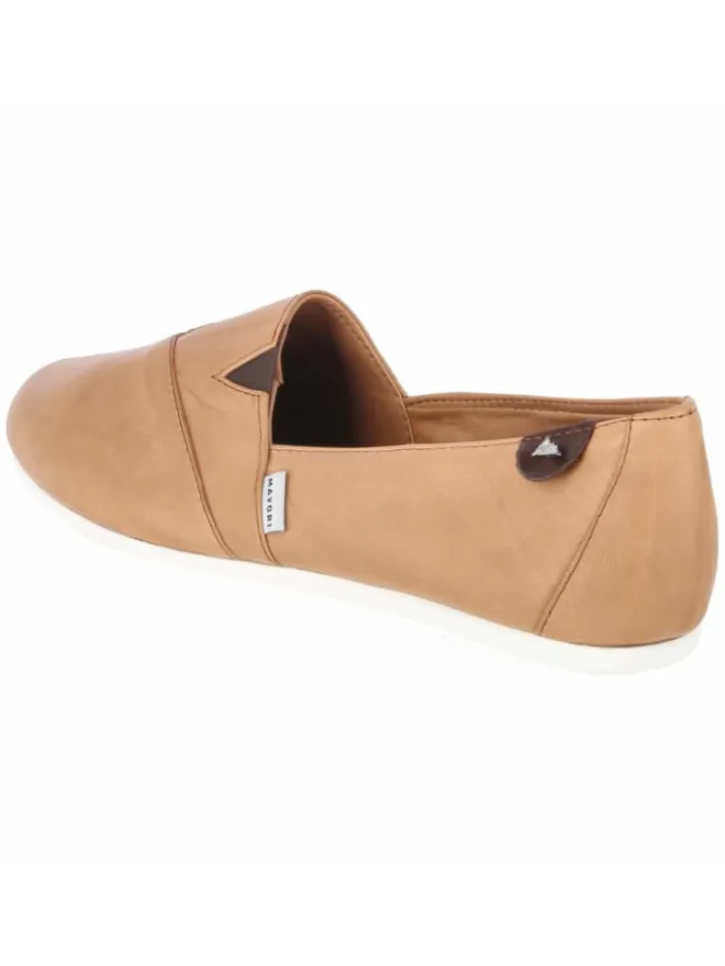 Mayori Halbschuhe^Slipper in braun