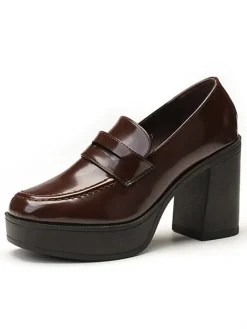 C'M Halbschuhe^Slipper in Braun