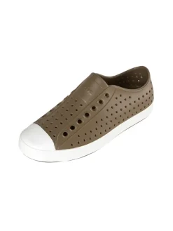 Native Halbschuhe^Slipper in Braun/ Weiß