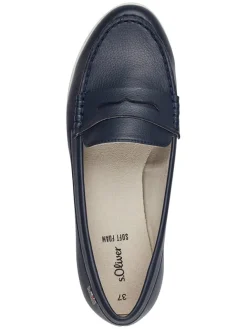 Slipper in Dunkelblau><noscript><img width=
