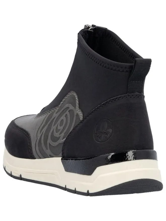 rieker Stiefel & Boots^Slipper in Grau/ Schwarz