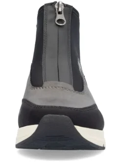 rieker Stiefel & Boots^Slipper in Grau/ Schwarz