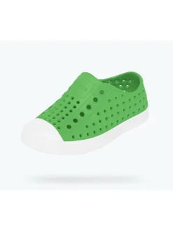 Native Halbschuhe|Halbschuhe·Slipper^Slipper in Grün/ Weiß