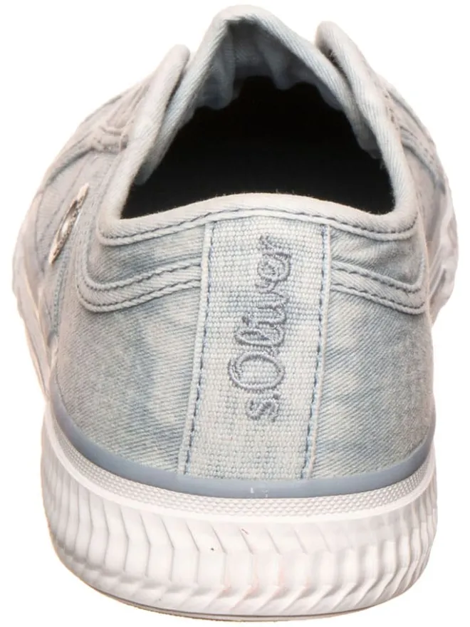 s.Oliver Halbschuhe^Slipper in Hellblau
