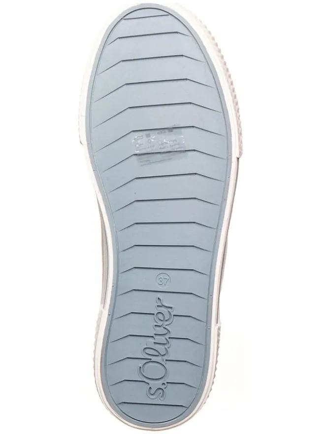 s.Oliver Halbschuhe^Slipper in Hellblau