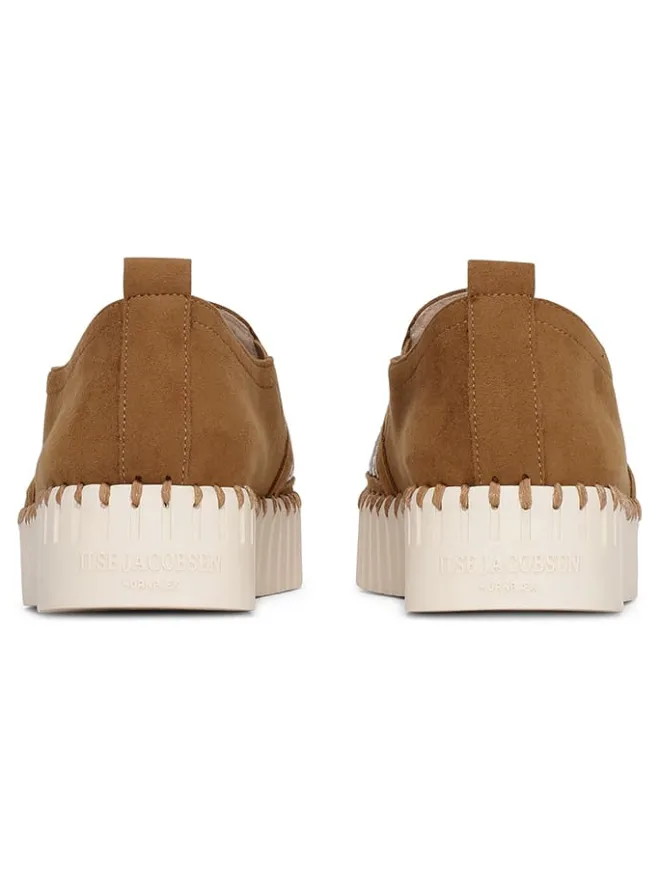 Ilse Jacobsen Halbschuhe^Slipper in Hellbraun