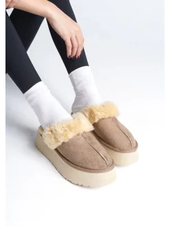 Slipper in Hellbraun>trendyol Best