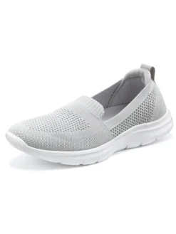 LASCANA Halbschuhe·Slipper^Slipper in hellgrau