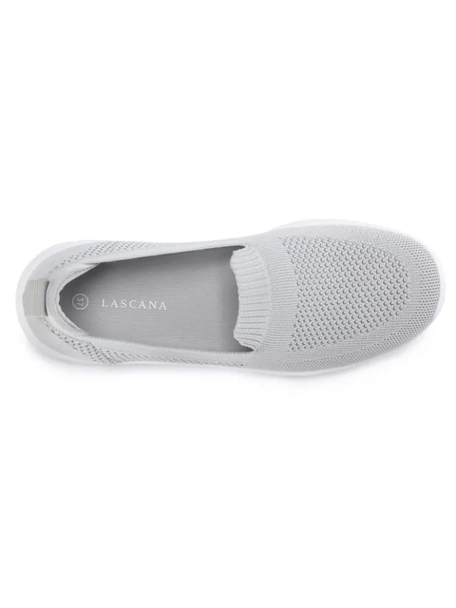 LASCANA Halbschuhe·Slipper^Slipper in hellgrau