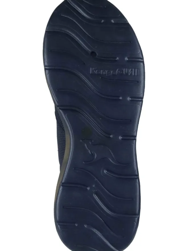 Slipper in jet black/mono>Kangaroos Hot