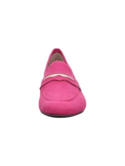 rieker Halbschuhe^Slipper in magenta/lightgold