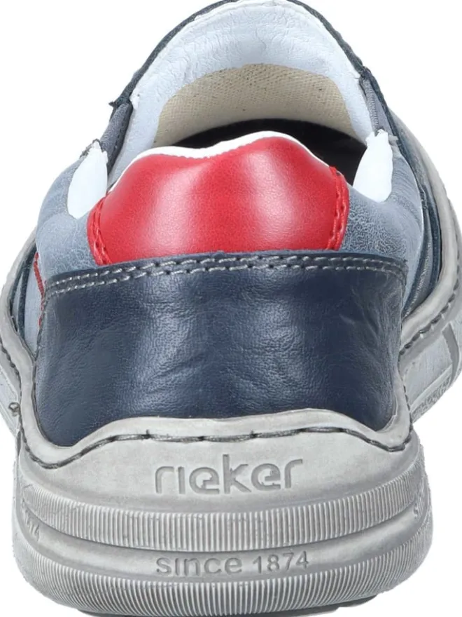 Slipper in pazifik/whitepazifik/fire>rieker Best