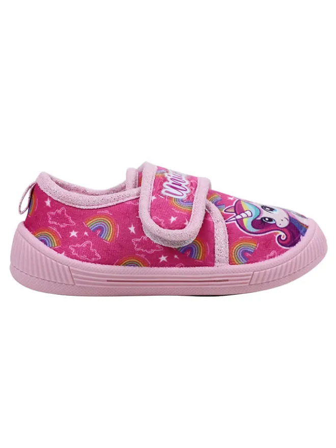Slipper in Pink>Unicorn Best