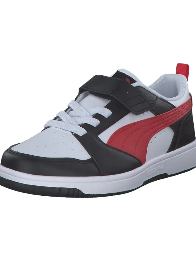 Puma Halbschuhe·Slipper^Slipper in white-for all time red-pu