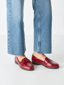 Tamaris Halbschuhe^Slipper in RED PATEN