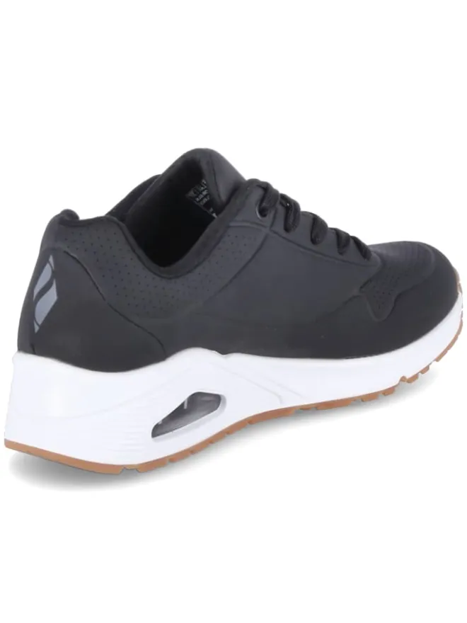 Skechers Schnürschuhe^Slipper in schwarz