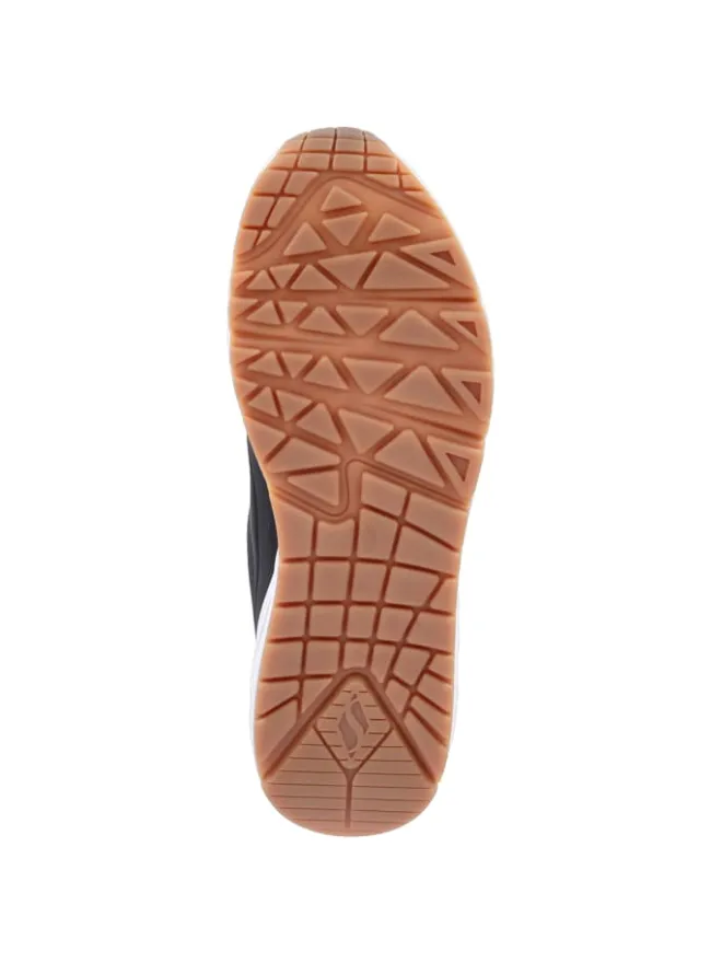 Skechers Schnürschuhe^Slipper in schwarz