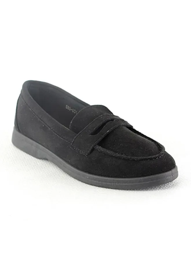 Sixth Sens Halbschuhe^Slipper in Schwarz