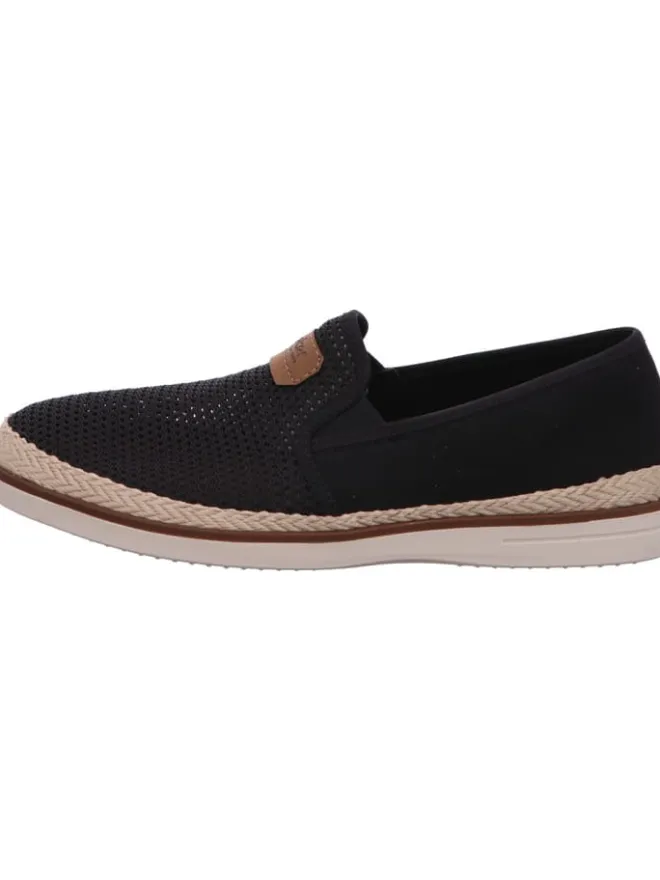 rieker Halbschuhe^Slipper in schwarz