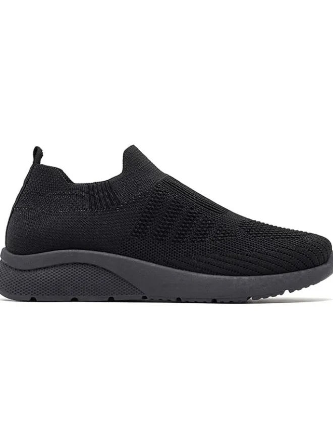 Sixth Sens Halbschuhe^Slipper in Schwarz