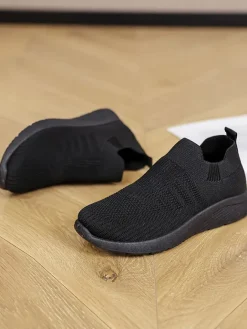 Sixth Sens Halbschuhe^Slipper in Schwarz