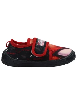 Marvel Halbschuhe|Halbschuhe·Slipper^Slipper in Schwarz/ Rot