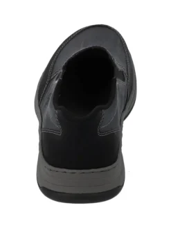 rieker Halbschuhe^Slipper in schwarz/graphit