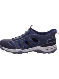 rieker Halbschuhe^Slipper in schwarz/midnight/blau