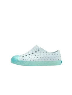 Native Halbschuhe|Halbschuhe·Slipper^Slipper in Türkis/ Weiß