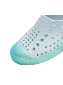 Native Halbschuhe|Halbschuhe·Slipper^Slipper in Türkis/ Weiß