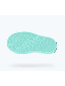 Slipper in Türkis/ Weiß><noscript><img width=